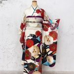 【振袖】白・鶴