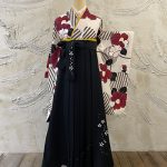 【卒業袴】白・椿