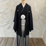 【男性袴】黒・金紋