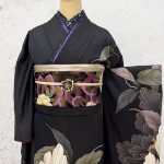 【振袖】黒・牡丹