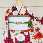 【振袖】白・椿
