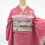 【振袖】ﾋﾟﾝｸ・桜・ﾗﾒ