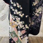 【振袖】黒・桜