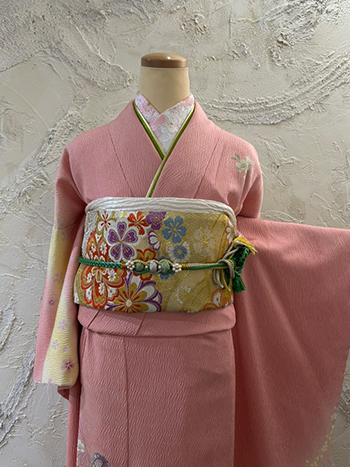 【振袖】ﾋﾟﾝｸ･桜