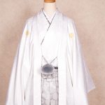 【男性袴】白・菊菱