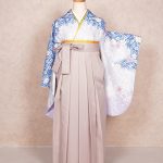 【卒業袴】水色・桜