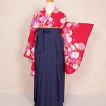 【卒業袴】赤・桜