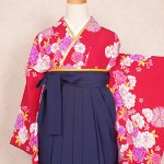 【卒業袴】赤・桜
