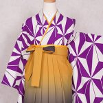 【卒業袴】紫・麻の葉