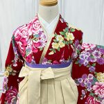 【卒業袴】赤・薔薇