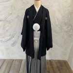 【男性袴】黒・菊菱