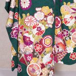 【振袖】緑・桜/菊