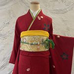 【振袖】赤・桜