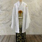 【男性袴】白・菊菱