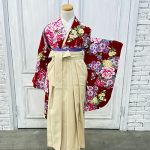【卒業袴】赤・薔薇