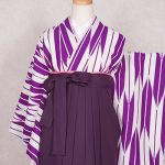 【卒業袴】紫・矢羽根