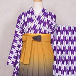 【卒業袴】紫・矢羽根