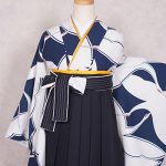 【卒業袴】紺・鶴