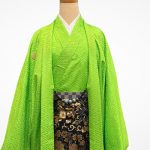 【男性袴】緑・紗綾形