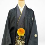 【男性袴】黒/金・水玉