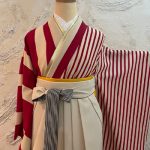 【卒業袴】赤・ｽﾄﾗｲﾌﾟ
