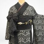 【振袖】黒・ﾚｰｽ