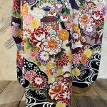 【振袖】青・牡丹・菊