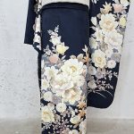 【振袖】紺・芍薬