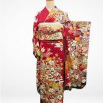 【振袖】赤・梅・芍薬