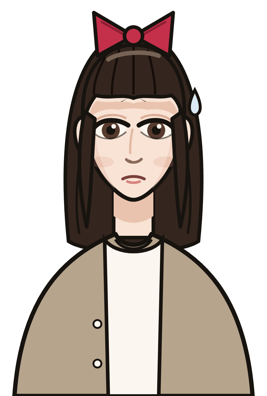 忙しい女子学生